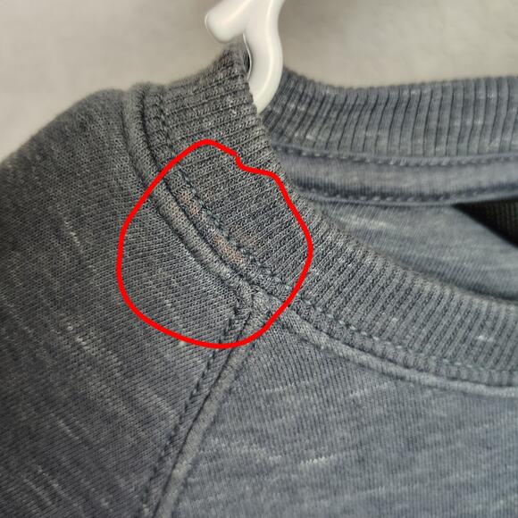 Carhartt Relaxed Fit Crewneck Block Logo Sleeve Graphic Sweatshirt Size Medium - Picture 4 of 9